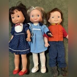 Vintage 70/80's My Friend Dolls Lot by Fisher Price- Good Condition!
